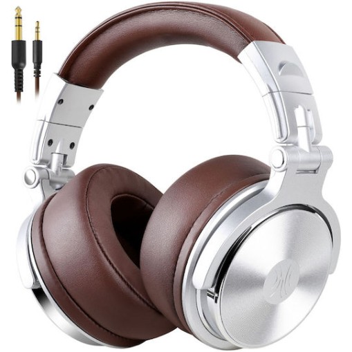 OneOdio Pro 40 Ενσύρματα Over Ear Ακουστικά Ασημί