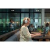 Philips TAH8506WT Ασύρματα / Ενσύρματα Over Ear Ακουστικά με 60 ώρες Λειτουργίας Λευκά