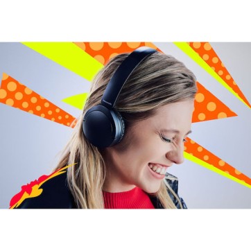 Panasonic RB-HF630BE-K Ασύρματα / Ενσύρματα On Ear Ακουστικά με 72 ώρες Λειτουργίας Μαύρα