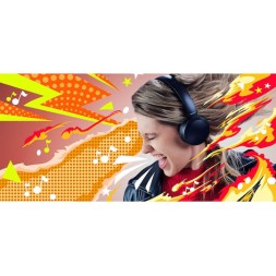 Panasonic RB-HF630BE-K Ασύρματα / Ενσύρματα On Ear Ακουστικά με 72 ώρες Λειτουργίας Μαύρα