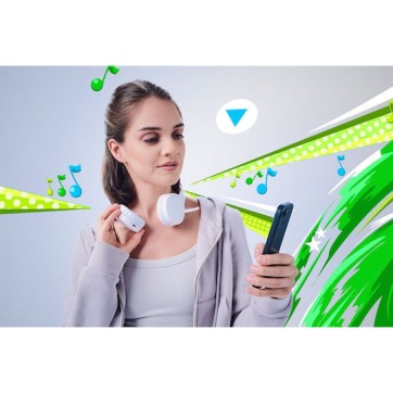 Panasonic RB-HF630BE-W Ασύρματα / Ενσύρματα On Ear Ακουστικά με 72 ώρες Λειτουργίας Λευκά