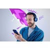 Panasonic RB-HF630BE-A Ασύρματα / Ενσύρματα On Ear Ακουστικά με 72 ώρες Λειτουργίας Navy Μπλε