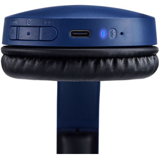 Panasonic RB-HF630BE-A Ασύρματα / Ενσύρματα On Ear Ακουστικά με 72 ώρες Λειτουργίας Navy Μπλε