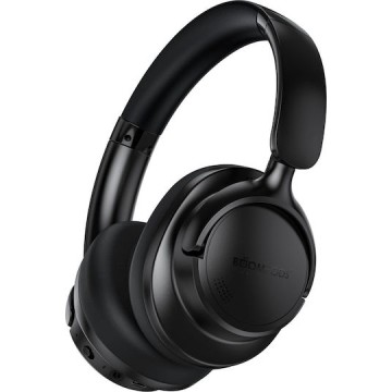 Boompods Headpods ANC+ Ασύρματα / Ενσύρματα Over Ear Ακουστικά με 55 ώρες Λειτουργίας Μαύρα