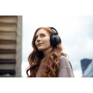Boompods Headpods ANC+ Ασύρματα / Ενσύρματα Over Ear Ακουστικά με 55 ώρες Λειτουργίας Μαύρα