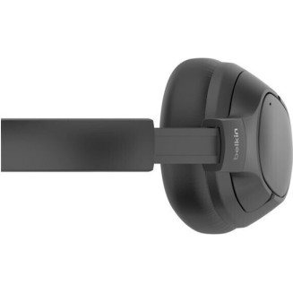 Belkin SoundForm Isolate Ασύρματα / Ενσύρματα Over Ear Ακουστικά με 60 ώρες Λειτουργίας Μαύρα