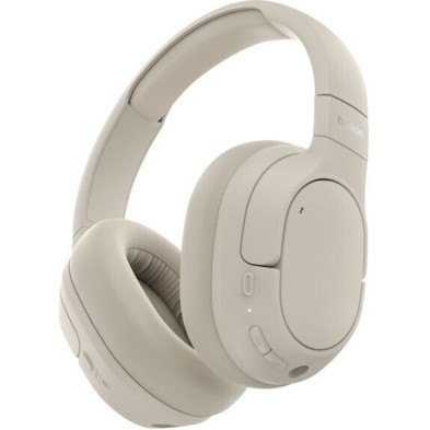 Belkin SoundForm Isolate Ασύρματα / Ενσύρματα Over Ear Ακουστικά με 60 ώρες Λειτουργίας Sand