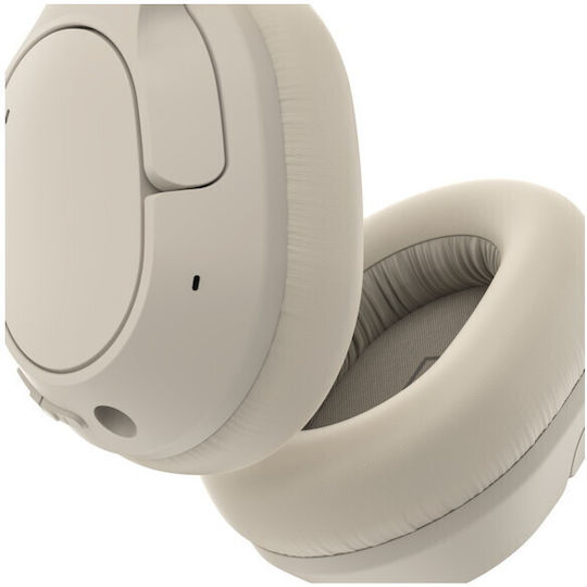 Belkin SoundForm Isolate Ασύρματα / Ενσύρματα Over Ear Ακουστικά με 60 ώρες Λειτουργίας Sand