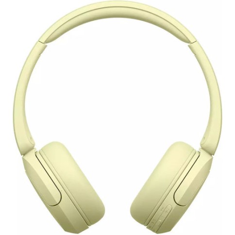 Sony WH-CH520 Ασύρματα Bluetooth On Ear Ακουστικά με 50 ώρες Λειτουργίας και Quick Charge Κίτρινα