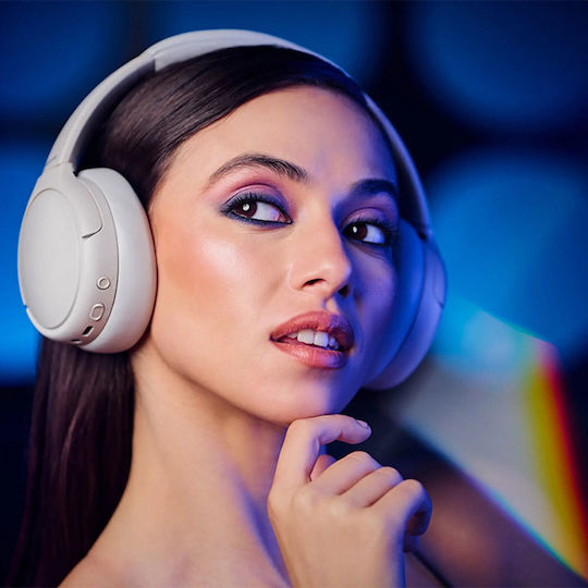 Panasonic RB-M600 Ασύρματα / Ενσύρματα On Ear Ακουστικά με 65 ώρες Λειτουργίας και Quick Charge Μπεζ