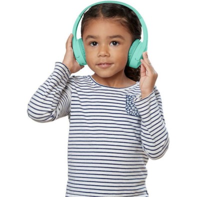 Belkin Soundform Mini Ασύρματα / Ενσύρματα Παιδικά On Ear Ακουστικά με 30 ώρες Λειτουργίας Mint