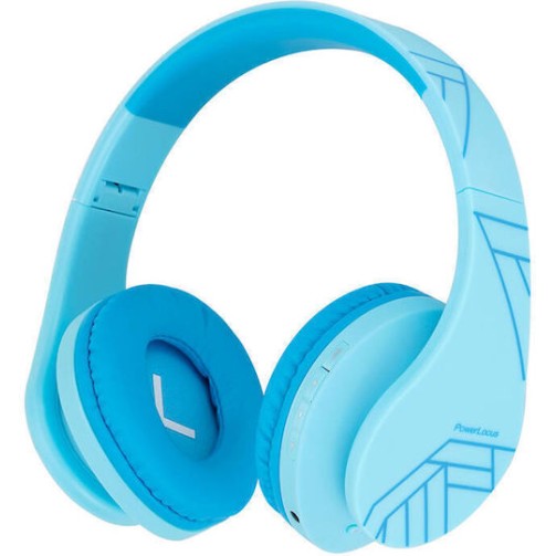 PowerLocus P2 Ασύρματα / Ενσύρματα Παιδικά Over Ear Ακουστικά με 20 ώρες Λειτουργίας Μπλε
