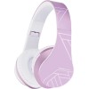 PowerLocus P2 Ασύρματα / Ενσύρματα Παιδικά Over Ear Ακουστικά με Ραδιόφωνο με 20 ώρες Λειτουργίας Pink-White