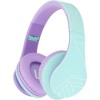 PowerLocus P2 Ασύρματα / Ενσύρματα Παιδικά Over Ear Ακουστικά με Ραδιόφωνο με 20 ώρες Λειτουργίας Blue-Purple