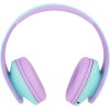 PowerLocus P2 Ασύρματα / Ενσύρματα Παιδικά Over Ear Ακουστικά με Ραδιόφωνο με 20 ώρες Λειτουργίας Blue-Purple