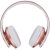 PowerLocus P2 Ασύρματα / Ενσύρματα Παιδικά Over Ear Ακουστικά με Ραδιόφωνο με 20 ώρες Λειτουργίας Rose Gold