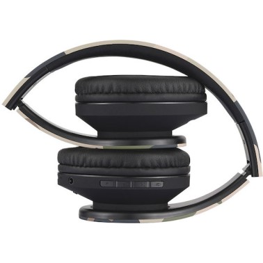 PowerLocus P2 Ασύρματα / Ενσύρματα Παιδικά Over Ear Ακουστικά με Ραδιόφωνο με 15 ώρες Λειτουργίας Πολύχρωμα