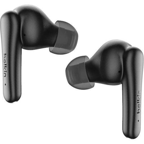 Belkin Soundform Rhythm In-ear Bluetooth Handsfree Ακουστικά με Αντοχή στον Ιδρώτα και Θήκη Φόρτισης Μαύρα