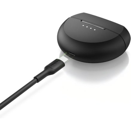 Belkin Soundform Rhythm In-ear Bluetooth Handsfree Ακουστικά με Αντοχή στον Ιδρώτα και Θήκη Φόρτισης Μαύρα