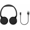 Philips TAH3209BK Ασύρματα / Ενσύρματα On Ear Ακουστικά με 25 ώρες Λειτουργίας και Quick Charge Μαύρα
