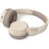 Philips TAH3209BG/00 Ασύρματα / Ενσύρματα On Ear Ακουστικά με 25 ώρες Λειτουργίας και Quick Charge Μπεζ
