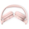 Philips TAH4209 Ασύρματα / Ενσύρματα On Ear Ακουστικά με 55 ώρες Λειτουργίας και Quick Charge Ροζ