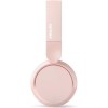 Philips TAH4209 Ασύρματα / Ενσύρματα On Ear Ακουστικά με 55 ώρες Λειτουργίας και Quick Charge Ροζ