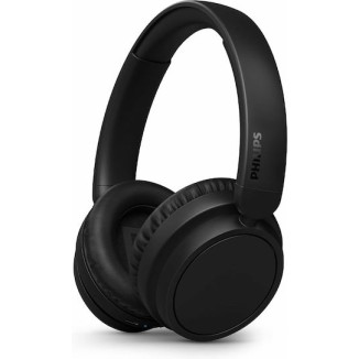 Philips TAH5209 Ασύρματα / Ενσύρματα On Ear Ακουστικά με 65 ώρες Λειτουργίας και Quick Charge Μαύρα