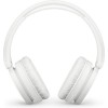 Philips TAH5209 Ασύρματα / Ενσύρματα On Ear Ακουστικά με 65 ώρες Λειτουργίας και Quick Charge Λευκά