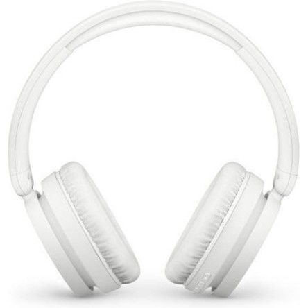 Philips TAH5209 Ασύρματα / Ενσύρματα On Ear Ακουστικά με 65 ώρες Λειτουργίας και Quick Charge Λευκά