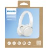 Philips TAH5209 Ασύρματα / Ενσύρματα On Ear Ακουστικά με 65 ώρες Λειτουργίας και Quick Charge Λευκά