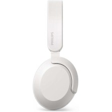 Philips TAH8000E Ασύρματα / Ενσύρματα Over Ear Ακουστικά και Quick Charge Λευκά