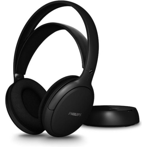 Philips SHC5200M2/12 Ασύρματα / Ενσύρματα Over Ear Ακουστικά Μαύρα