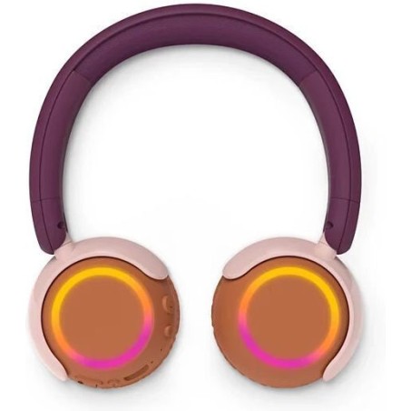 Philips TAK4200MP Ασύρματα / Ενσύρματα Παιδικά On Ear Ακουστικά με 2 ώρες Λειτουργίας Μωβ