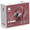 Kidywolf 418278 Ασύρματα Bluetooth Παιδικά On Ear Ακουστικά Κόκκινα