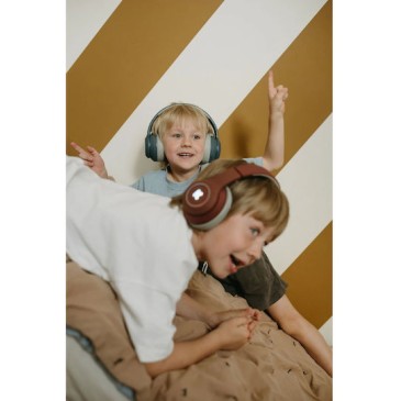 Kidywolf 418278 Ασύρματα Bluetooth Παιδικά On Ear Ακουστικά Κόκκινα