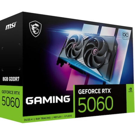 MSI GeForce RTX 5060 8GB GDDR7 8G GAMING OC Κάρτα Γραφικών
