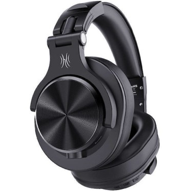 OneOdio Fusion A70 Ασύρματα / Ενσύρματα Over Ear Ακουστικά με 72 ώρες Λειτουργίας Μαύρα