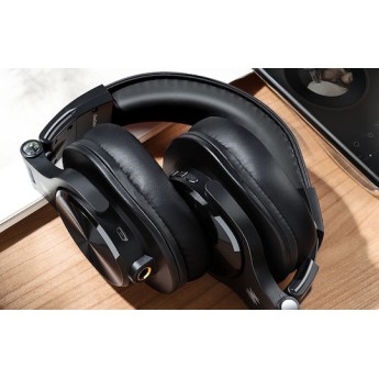 OneOdio Fusion A70 Ασύρματα / Ενσύρματα Over Ear Ακουστικά με 72 ώρες Λειτουργίας Μαύρα