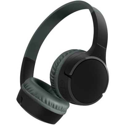 Belkin Soundform Ασύρματα / Ενσύρματα Παιδικά On Ear Ακουστικά με 30 ώρες Λειτουργίας Μαύρα