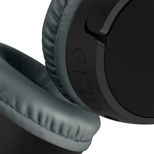 Belkin Soundform Ασύρματα / Ενσύρματα Παιδικά On Ear Ακουστικά με 30 ώρες Λειτουργίας Μαύρα