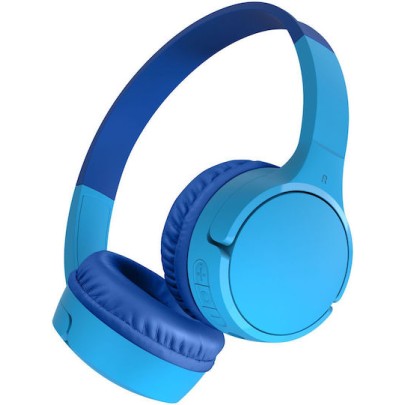 Belkin Soundform Ασύρματα / Ενσύρματα Παιδικά On Ear Ακουστικά με 30 ώρες Λειτουργίας Μπλε