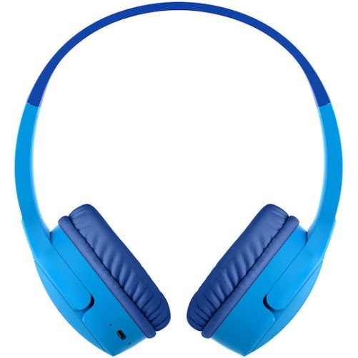 Belkin Soundform Ασύρματα / Ενσύρματα Παιδικά On Ear Ακουστικά με 30 ώρες Λειτουργίας Μπλε