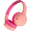 Belkin Soundform Ασύρματα / Ενσύρματα Παιδικά On Ear Ακουστικά με 30 ώρες Λειτουργίας Ροζ