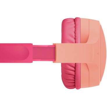 Belkin Soundform Ασύρματα / Ενσύρματα Παιδικά On Ear Ακουστικά με 30 ώρες Λειτουργίας Ροζ