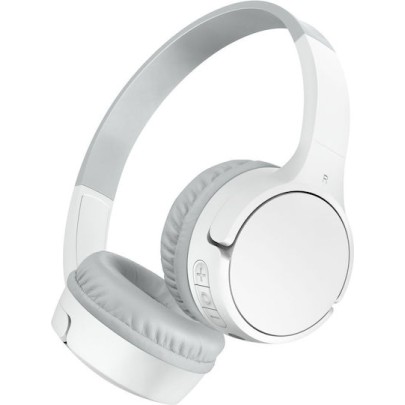 Belkin Soundform Ασύρματα / Ενσύρματα Παιδικά On Ear Ακουστικά με 30 ώρες Λειτουργίας Λευκά