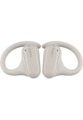 Belkin SoundForm ClearFit Open Ear Bluetooth Handsfree Ακουστικά με Αντοχή στον Ιδρώτα και Θήκη Φόρτισης Λευκά