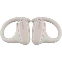 Belkin SoundForm ClearFit Open Ear Bluetooth Handsfree Ακουστικά με Αντοχή στον Ιδρώτα και Θήκη Φόρτισης Λευκά