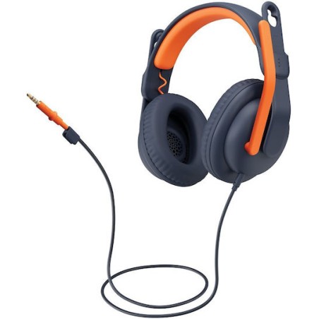 Logitech Zone Learn Ενσύρματα Over Ear Ακουστικά Μπλε