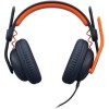 Logitech Zone Learn Ενσύρματα Over Ear Ακουστικά Μπλε